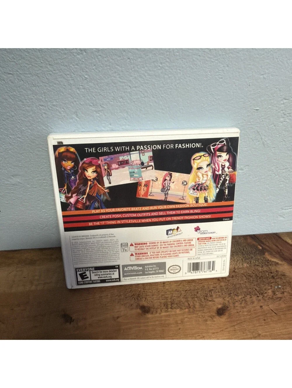 Bratz Fashion Boutique Nintendo 3DS Game 2012 Complete CIB w/ Manual TESTED